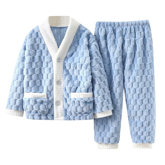 LUOGENLI Girls Tops Size 7-8 White Child Pajama Sets Button down Long Sleeve Shirt and Long Pants Boys Girls Loungewear 2Pcs Girls Tops Size 7/8 Summer Tops for Girls 10-12 Trendy 5-6 Years