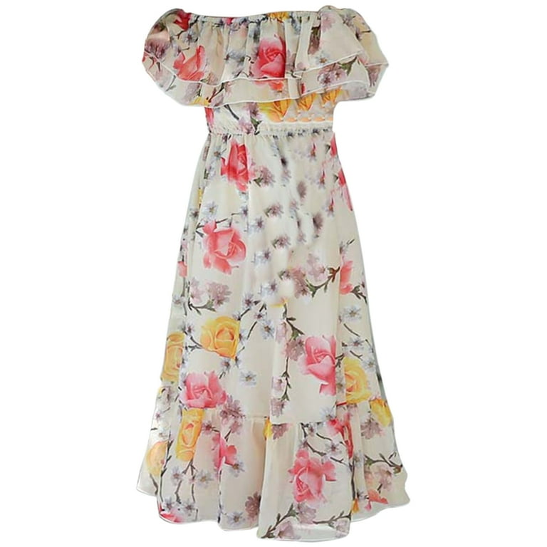 graduation dresses for 12 13 year olds Atoguta 8-13 Years Girls Graduation Dress Spaghetti Strap Linen Midi Dress Casual Cami Dresses Yellow, Girl's, Size: 8-9 Years