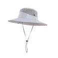 thumbnail image 1 of LUOGENLI Hats Winter Hats for Men with Brim Fisherman's Hat Outdoor and Sun Hat Mountaineering and Fishing Sun Hat Cycling Sun Hat Sun Hat Mens Hats Fashion Winter Light Gray One Size, 1 of 3