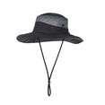 thumbnail image 1 of LUOGENLI Hats Winter Hats for Men Cold Weather Fisherman's Hat Outdoor and Sun Hat Mountaineering and Fishing Sun Hat Cycling Sun Hat Sun Hat Mens Hats Fitted Baseball Black One Size, 1 of 3