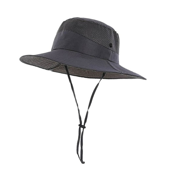 LUOGENLI Hats Winter Hats for Men with Ear Fisherman's Hat Outdoor and Sun Hat Mountaineering and Fishing Sun Hat Cycling Sun Hat Sun Hat Mens Hats And Glove Set Dark Gray One Size