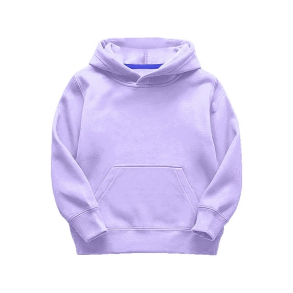 LUOGENLI Hoodies for Boys 14-16 Personal Text Kids Child Toddler Boys Girls Solid Long Sleeve Patchwork Hooded Thickened Warm Sweatshirt Pullover Blouse Tops Outfits Clothes 4-5 Years