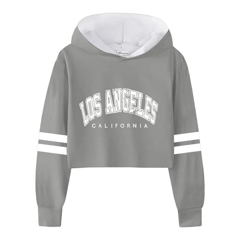 Pullover Sweatshirt Crop Hoodie For 10 Year Olds Sweatshirts For - Main Image
