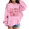 thumbnail image 1 of LUOGENLI Hoodies for Girls Girl's Boy's Hoodie Long Sleeve Soft Sweatshirt Graphic Hoody Kids Cute Pullovers Top Clothes for Girls Hoodies for Girls 8-9 8-10 Years, 1 of 3