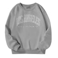 thumbnail image 1 of LUOGENLI Hoodies for Girls Teen Girls Casual Crewneck Sweatshirts Long Sleeve Cute Pullover Oversized Lightweight Tops Sweatshirts for Girls Size 7-8 Girls Hoodies Size 7-8 Black Grey 3-4 Years, 1 of 8