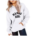 thumbnail image 1 of LUOGENLI Hoodies Girls Valentine Day Hoodies Size 14-16 Little Boys Girls Sweatshirts Long Sleeve Letter Print Hooded Pullover Toddler Kids Winter Warm Shirt Sweater Tops White 5-6 Years, 1 of 3