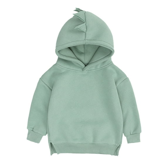 LUOGENLI Hoodies Girls Valentine's Day Hoodies Size 7-8 Set Autumn and Winter Baby Boy Zip up Hoodies Solid Color Hooded Sweatshirt Long Sleeve Jacket Casual Outerwear Fall Clothes Green 2-3 Years
