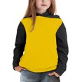 thumbnail image 1 of LUOGENLI Hoodies St. Patrick's Day Hoodies for Girls 9-10 Cute Kids Boys Girls Hooded Jacket Patchwork Hoodie Sweatshirt Toddler Child Pullover Yellow 3-4 Years, 1 of 5