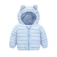 thumbnail image 1 of LUOGENLI Jackets for Girls 10-12 Summer Toddler Kids Baby Grils Boys Hooded Outdoor Jacket Thick Warm Windproof Coat Girls Jackets Size 14-16 Cotton Girls Jackets Size 14-16 Lightweight 6-12 Months, 1 of 3
