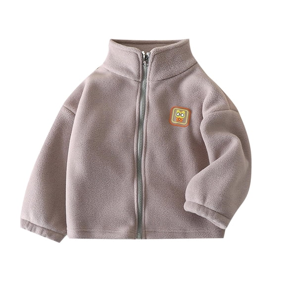 LUOGENLI Jackets for Girls 10-12 White Children's Turtleneck Warm Coat for Boys and Girls Autumn and Winter Warm Solid Color Coat for Children Jackets for Girls 10-12 Black 4-5 Years