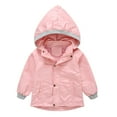 thumbnail image 1 of LUOGENLI Jackets for Girls 14-16 Toddler Boys Girls Winter Coat With Pocket Hooded Jacket Zipper Windproof Outwear Girls Jackets Size 14-16 Lightweight Jackets for Girls 8-10 4-5 Years, 1 of 4
