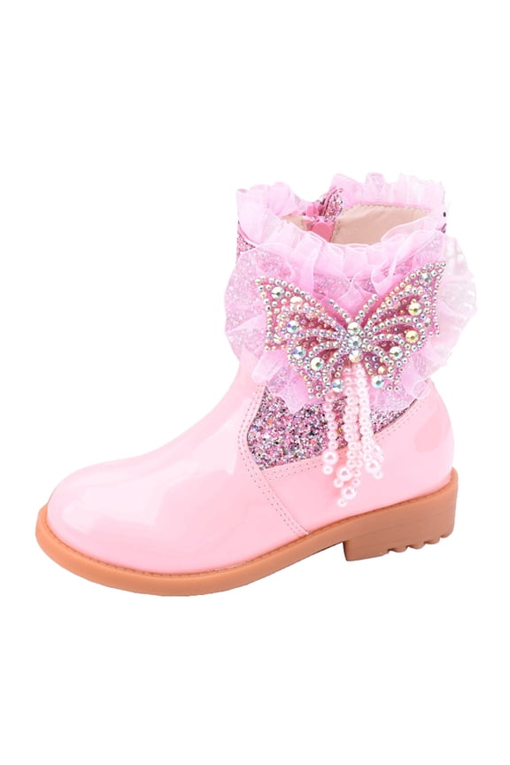 Kids Rain Boots Size 4 Boys Toddler Girls Booties Little Kid Shoes Short Boots Girls Snow Boots Cotton Boots Princess Shoes Girls Cowboy Boots Size 3 Youth Kids Rain Boots Size 11 Girls 29