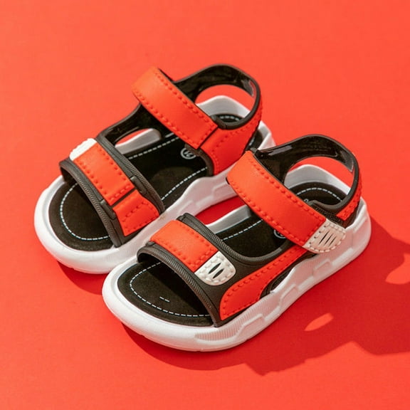 LUOGENLI Little Boys Sandals Size 11 Boy Fashion Comfortable Beach Sandals with Soft Soles in Summer Boys Sandals Size 6 Toddler Boys Sandals Size 5.5 29