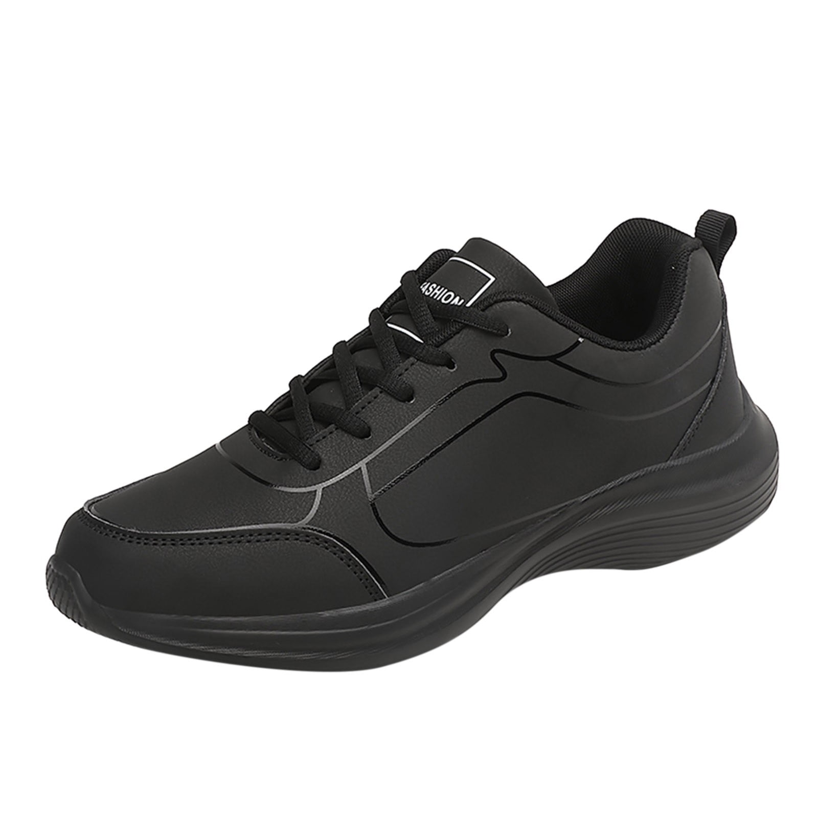 LUOGENLI Male Men Sneakers Size 11 Wide Fashion Autumn Men Sports Shoes Flat Non Slip Lace Up Upper Lightweight and Comfortable Mens Sneakers Size 13W