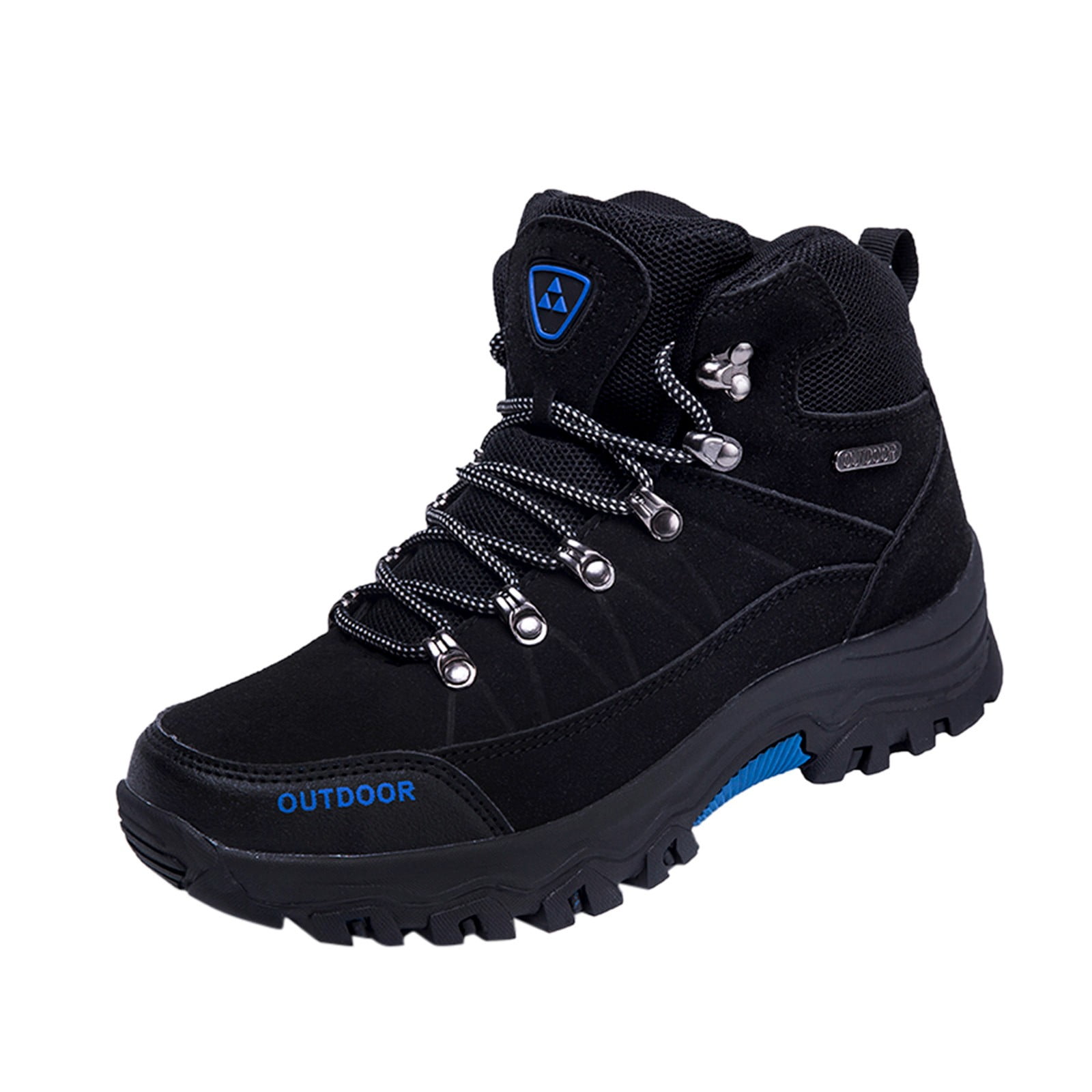 LUOGENLI Male Men Sneakers Size 14.5 Men's Autumn and Winter Breathable Outdoor Hiking Shoes High Top Shoes Hiking Sneakers Shoes Mens Sneakers Size 13W Men Sneakers Size 8 White 42
