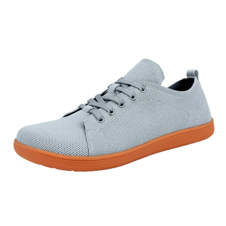 LUOGENLI Male Mens Sneakers Size 13 Wide Men s Fly Weave Casual Shoes Wide Toe Barefoot Shoes Non Breathable Lightweight Sports Mens Sneakers Size 12 Mens Sneakers 10.5 Wide Width 43 Walmart