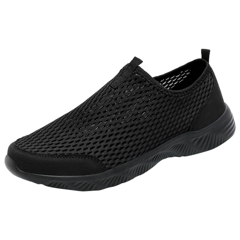 LUOGENLI Male Sneakers for Men One Men Sports Shoes Fashionable Simple and Solid Color Mesh Hollowed out Breathable Comfortable and Non on Shoes Mens Sneakers Size 14 Extra Wide 41 Walmart