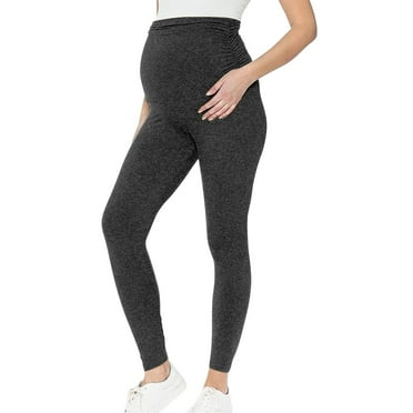 LUOGENLI Maternity Pants Straight Leg Tall Women Maternity Casual Solid Color Elastic Control Hight Waist Long Pants Leggings Soft Pants Maternity Pants Plus Size 4X Maternity Pants Summer XXL
