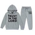 thumbnail image 1 of LUOGENLI Outfits Rompers for Girls Dressy Children's Long Sleeved Hooded Hoodie Set Girls Rompers Size 8-10 Dressy Girls Jumpsuits 14-16 Grey 12-13Years, 1 of 6