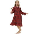 thumbnail image 1 of LUOGENLI Pajamas Girls Christmas Pajamas Size 12-24 Months Autumn and Winter Girls' Nightdress Children's Homewear Pajamas Children Girls Christmas Sleepwear Size 12-18 Months Red 6-7 Years, 1 of 6