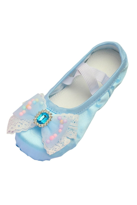 Shoes for Girls 10-12 Black Children Shoes Dance Shoes Ballet Performance Diamond Lace Bow Yoga Shoes Shoes for Girls Size 5 Girls Shoes Size 10C 32