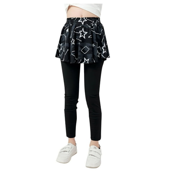 LUOGENLI Shorts for Girls 14-16 with Pockets Girls Yoga Leggings Kids Flowy Skorts Tight Yoga Pants 2 in 1 Running Tennis Skirt Pants Shorts for Girls 12-14 Cotton Toddler Girls Shorts 5T 12-13 Years