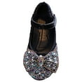 thumbnail image 1 of LUOGENLI Slippers Girls Slippers Size 12.5 Girls' Shoes Spring and Autumn Colored Bow Knot Small Medium and Large Children's Dance Shoes Performance Shoes Girls Slippers Size 2-3 Black 30, 1 of 6