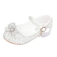 thumbnail image 1 of LUOGENLI Slippers Slippers for Girls Size 10 Girls' Shoes Spring and Autumn New Children's Shoes Soft Sole Flower Children's Shoes Kids Slippers Girls Size 11 Girls Slippers Size 4.5 Big Kid White 31, 1 of 8