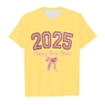 thumbnail image 1 of LUOGENLI Spring T Shirts Valentine's Day for Girls 12-13 Kids New Year 2025 Printed Short Sleeve T Shirt Tops Casual St. Patrick's Day T Shirts for Girls Girls Spring T Shirts Size 6 Yellow 8-9 Years, 1 of 4