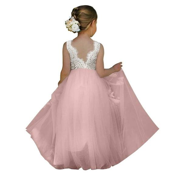 LUOGENLI Summer Dresses For Girls 6-7 Child Party Dress Girls Sleeveless Cake Fashion Sweet Dress Party Princess Dress Performance Girls Dresses Size 14 Dresses For Girls 120