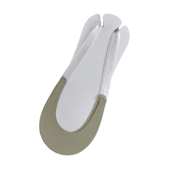 LUOGENLI Summer Thin Sling Strap Hidden Socks, Soft Ice Silk Upper WearâResistant Cotton Bottom Antiâ Invisible Socks Green One Size