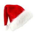 thumbnail image 1 of LUOGENLI Sun Hats For Women Packable Christmas Hat Santa Hat for Kids Xmas Holiday Hat Unisex Velvet Red Classic Comfort Christmas New Year Festive Party Supplies Bucket Hats For Men Xxl White, 1 of 7