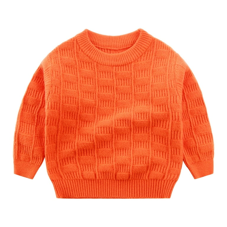 Orange sweater boys cheap