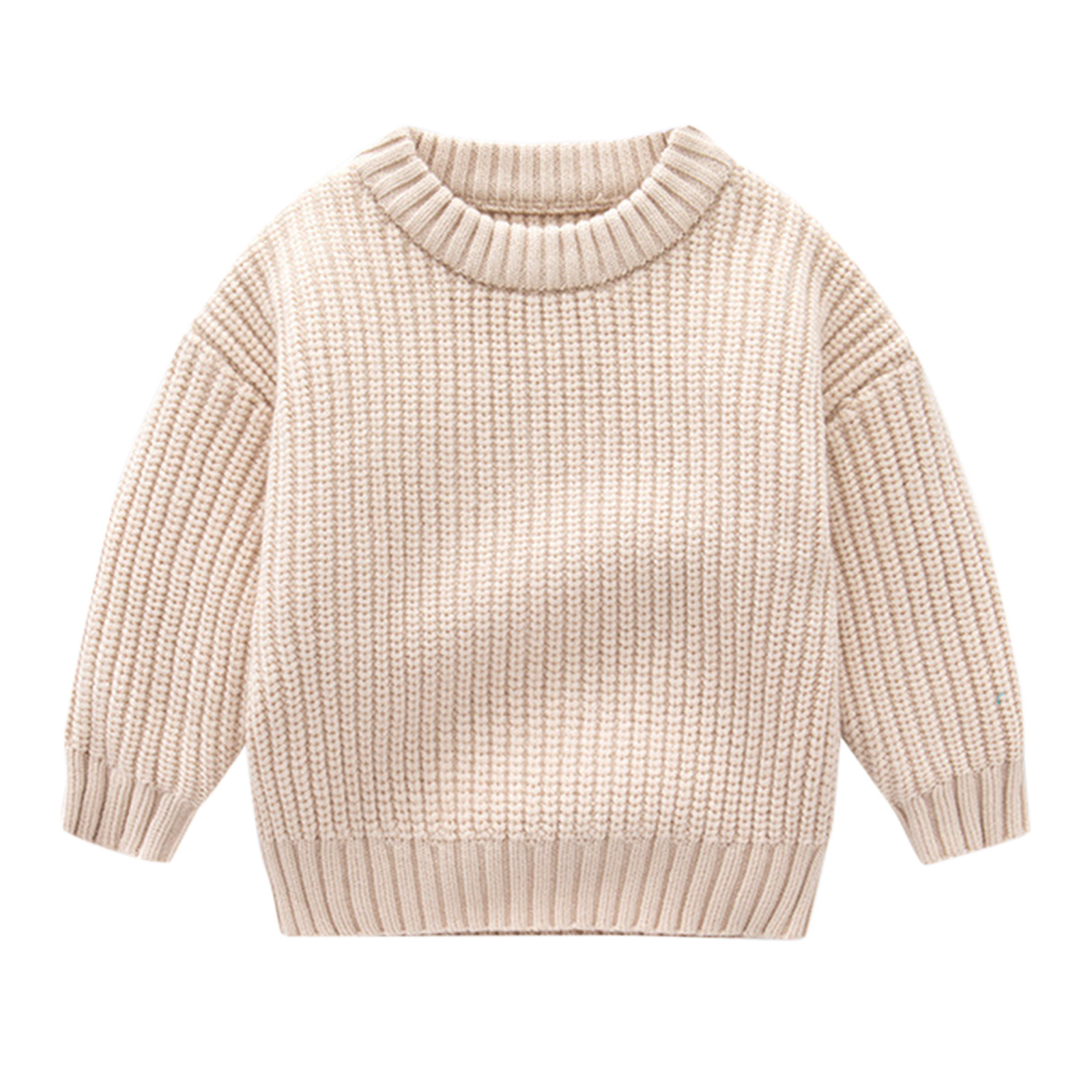 LUOGENLI Sweaters for Boys By Type Toddler Kids Children s Solid Knit Sweater Winter Clothes for Girls Baby Tops Clothes Sweaters for Boys Size 8