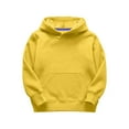 thumbnail image 1 of LUOGENLI Sweatshirt for Boys 8-10 Kids Child Toddler Boys Girls Solid Long Sleeve Patchwork Hooded Thickened Warm Sweatshirt Pullover Blouse Tops Outfits Clothes 4-5 Years, 1 of 5