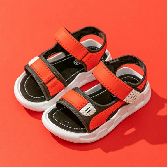 LUOGENLI Toddler Boy Slippers Size 9-10 Boy Fashion Comfortable Beach Sandals with Soft Soles In Summer Toddler Boy Slippers Size 11 Toddler Boy Slippers Size 11 28