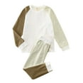 thumbnail image 1 of LUOGENLI Toddler Girls Summer Outfits 4T-5T Toddler Girls Boys Winter Long Sleeve Tops Pants 2pcs Outfits Clothes Set for Babys Clothes Underwear Set Little Girl Outfits Size 9/10 8-9 Years, 1 of 6