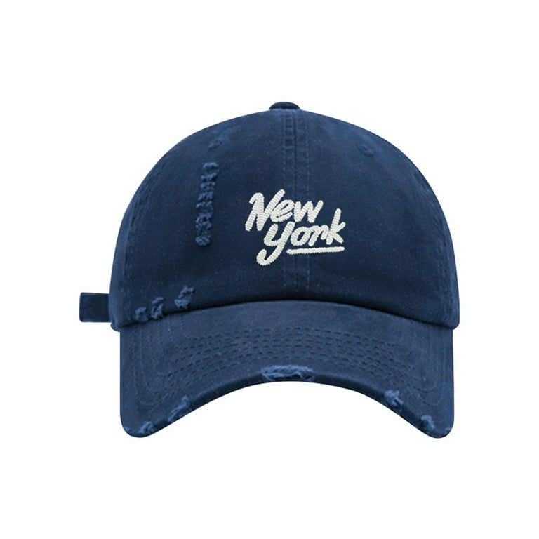 LUOGENLI Trucker Hats Women Bulk Camo Ripped Embroidered Letter Cap with Small Couple Base Cap Sun Hats for Women Small Head Size Small Sun Hats for Women Foldable Ponytail Walmart
