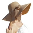 thumbnail image 1 of LUOGENLI Trucker Hats Women Funny Sayings Women Big Straw Hat Sun Floppy Wide Hats New Bowknot Folding Beach Cap Sun Hats for Women Wide Brim Bucket Hats for Men Xl Bulk, 1 of 2