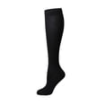 thumbnail image 1 of LUOGENLI Women Knee‑High Compression Socks, Elastic Calf Support Long Socks Breathable Sports Socks for Running Cycling Outdoor Workout Black XXL, 1 of 2