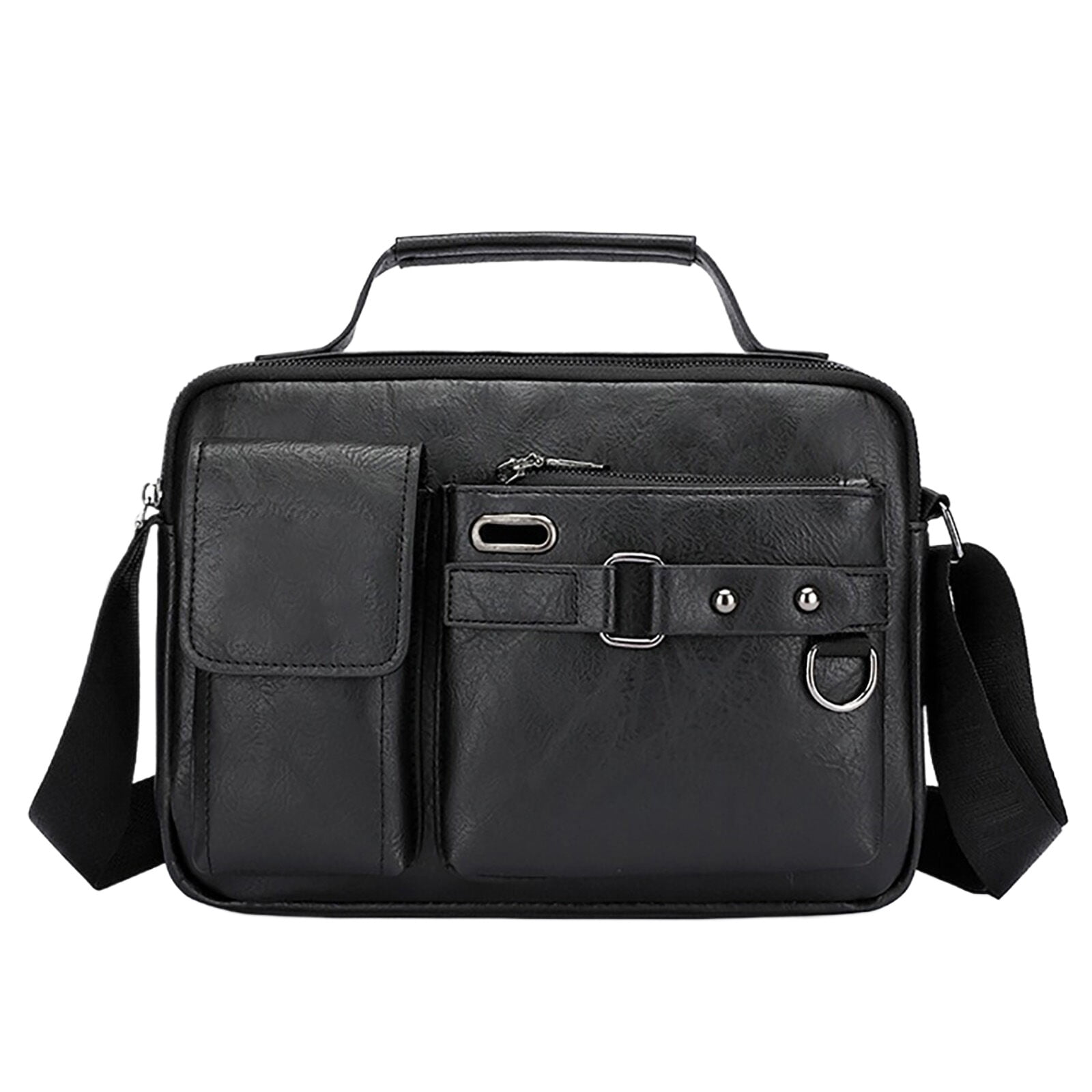 LUOGENLI Womens Crossbody Handbags with Side Pouch Men's Shoulder Bag ...