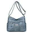 thumbnail image 1 of LUOGENLI Womens Crossbody Handbags Women Shoulder Bag Fashionable New Pattern Simple Solid Color Retro Practical Large Zipper Messenger Bag Crossbody Bags for Women Large Size, 1 of 5