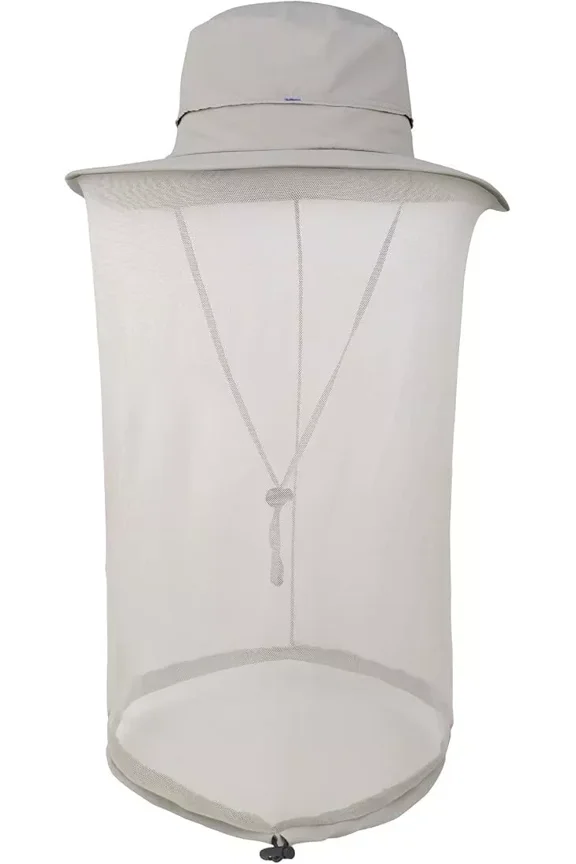 Bugs Mosquito Head Net Hat Sun Protection Hidden Net Mesh Bucket Hat for Ourdoor