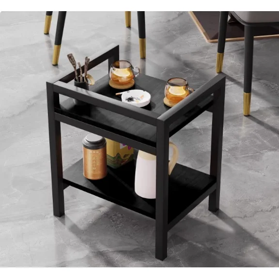 LUOLAX Metal Couch End Table, Nightstand for Bedroom or End Table Living Room