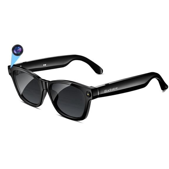 LUOMATE AI Smart Glasses with 1080P HD Camera & Polarized Lenses, Real-Time Translation, Photo/Video Recording & Voice Assistant for Men & Women, ChatGPT Compatible (Sunglasses)