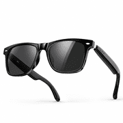 LUOMATE Smart Glasses,Bluetooth Smart Sunglasses with Speaker for Men and Women,UV Protection,Anti Blue Light Lens