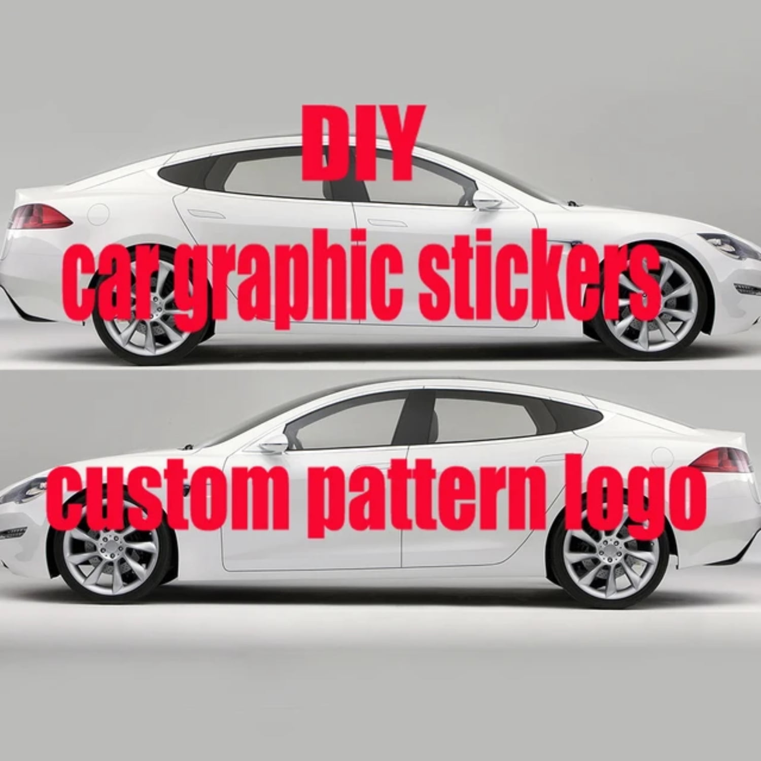 Luoplng Eye-catching Unique Geometric Motion Design Pvc Car Stickers 