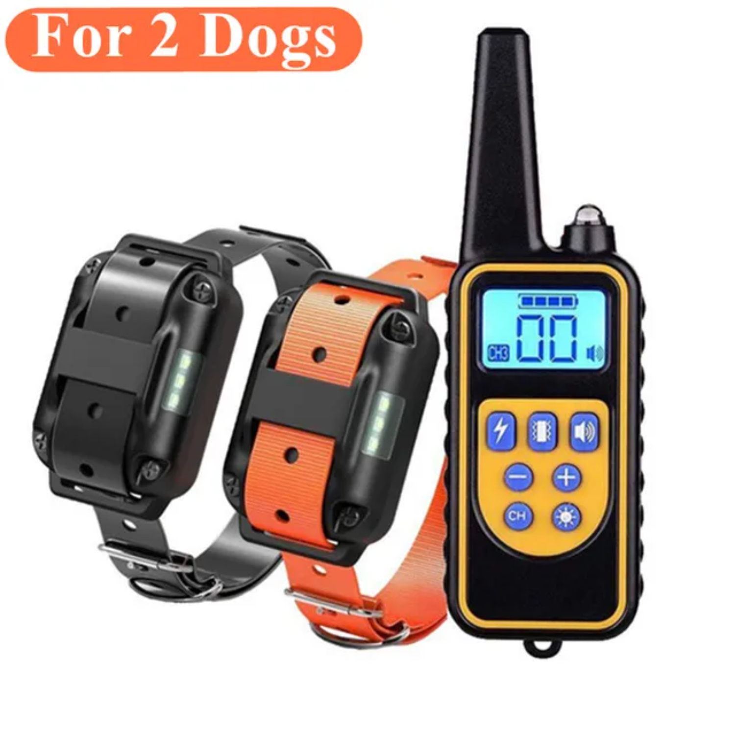 LUOPLNG Waterproof Rechargeable and LongRange Remote Control Dog