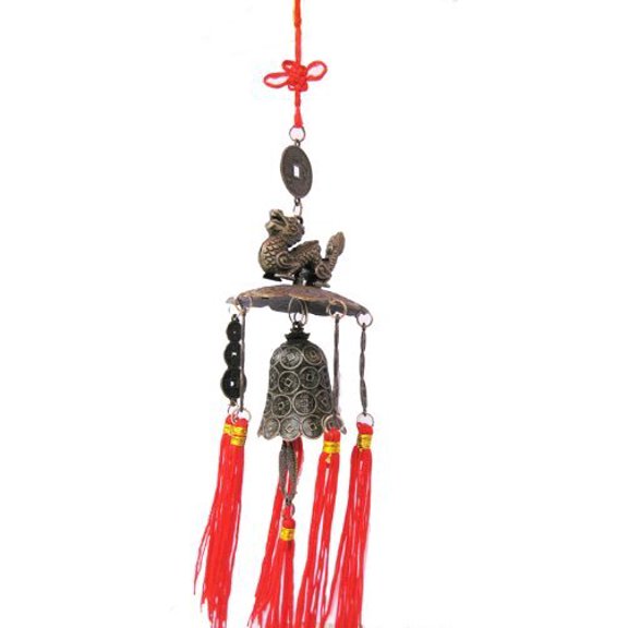 LUOS Feng Shui Melody Hanging Dragon Protection Wind Chime- Wc001