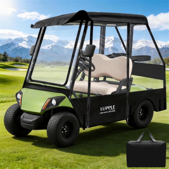 LUPPLE Golf Cart Enclosure 2 Passenger Compatible with Yamaha G29 Drive Drive2